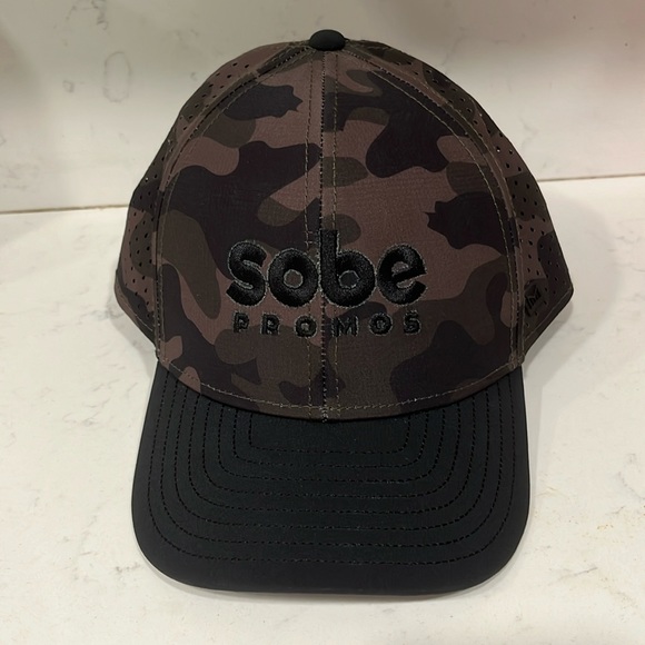Casquette Scotty Cameron Melin A-Game Hydro Classic – Écusson Rouge SC Cali, Camouflage Noir